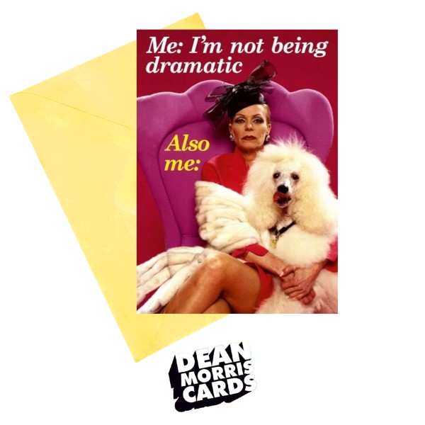 Dean Morris Cards - Поздравителна картичка "Драма" 1